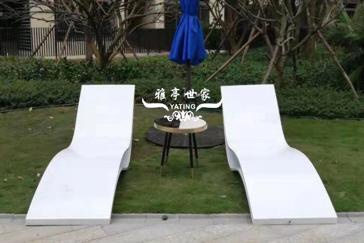 不鏽鋼景觀躺椅 應用(yòng)效果展示