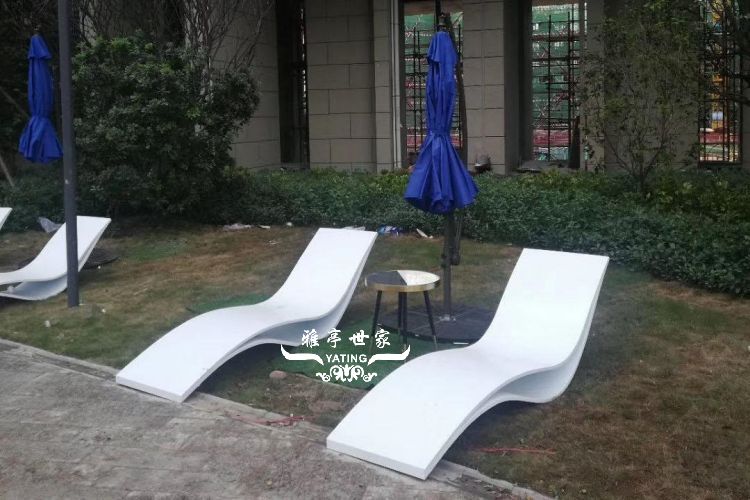 不鏽鋼景觀躺椅 應用(yòng)效果展示